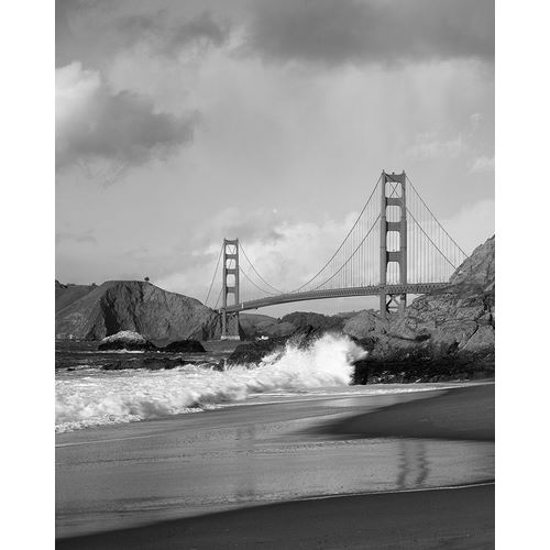 Highsmith, Carol 작가의 Crashing Surf Below the Golden Gate Bridge California 작품