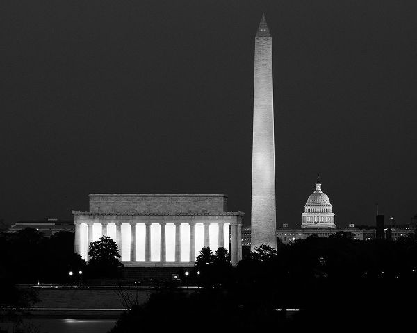 Highsmith, Carol 작가의 Washington Monuments at Night 작품