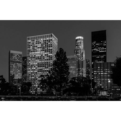 Highsmith, Carol 작가의 Central Los Angeles-California-at night 작품