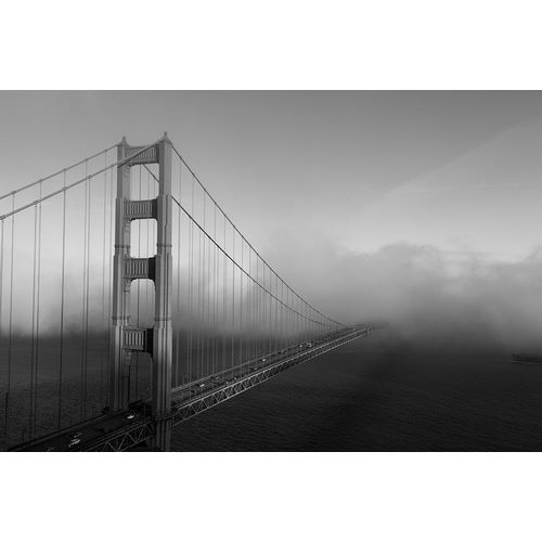 Highsmith, Carol 작가의 Fog rolls across the Golden Gate Bridge in San Francisco 작품