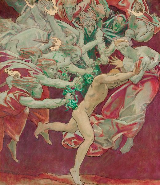 Sargent, John Singer 작가의 Orestes and the Furies 작품