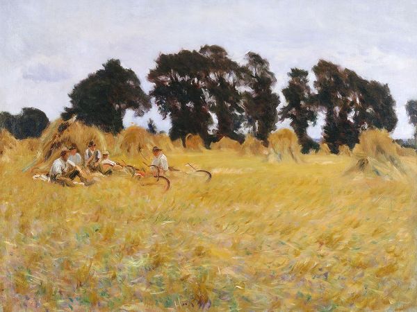 Sargent, John Singer 작가의 Reapers Resting in a Wheat Field 작품
