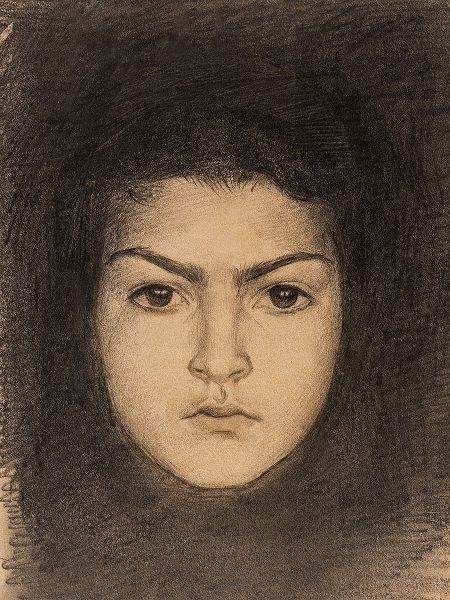 Sargent, John Singer 작가의 Head of a Woman Front 작품