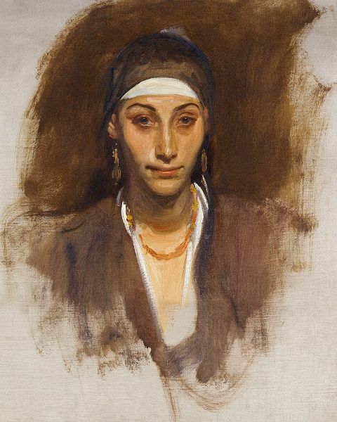 Sargent, John Singer 작가의 Egyptian Woman with Earrings 작품