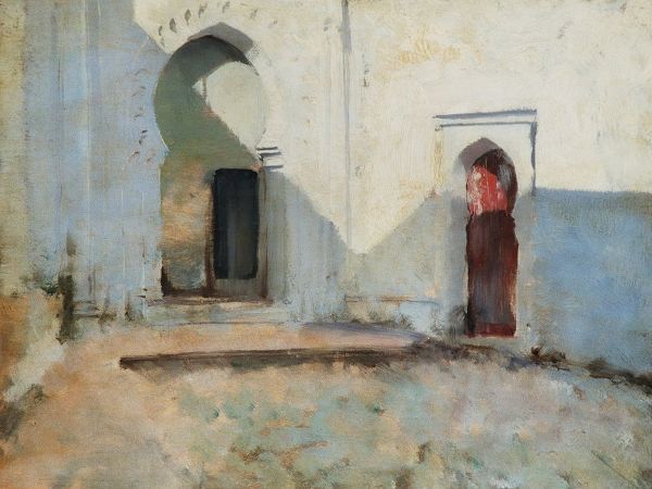 Sargent, John Singer 작가의 Courtyard-Tetouan-Morocco 작품