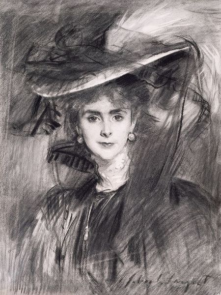 Sargent, John Singer 작가의 Portrait of the Baroness de Meyer 작품