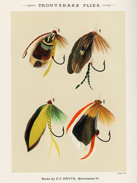 Marbury, Mary Orvis 작가의 Trout And Bass Fishing Flies from Favorite Flies and Their Histories 작품