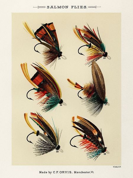 Marbury, Mary Orvis 작가의 Salmon Fishing Flies III from Favorite Flies and Their Histories 작품