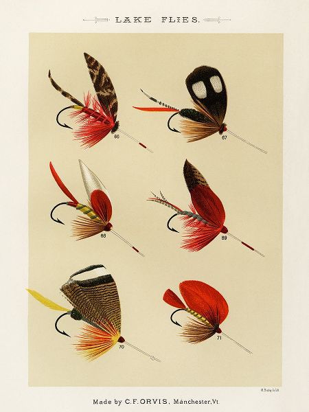 Marbury, Mary Orvis 작가의 Lake Fishing Flies I from Favorite Flies and Their Histories 작품
