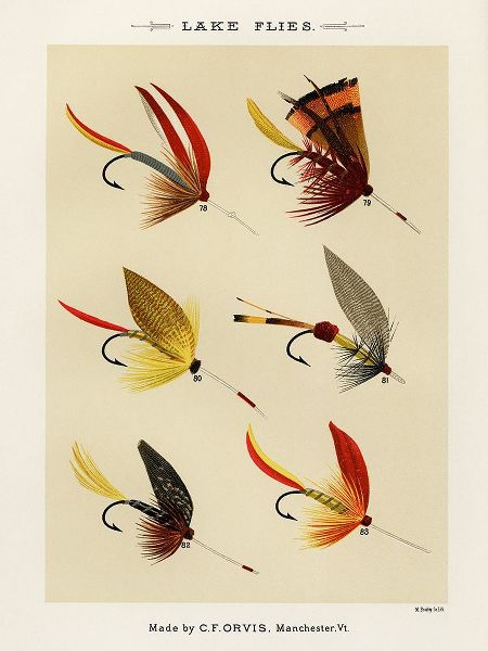 Marbury, Mary Orvis 작가의 Lake Fishing Flies II from Favorite Flies and Their Histories 작품