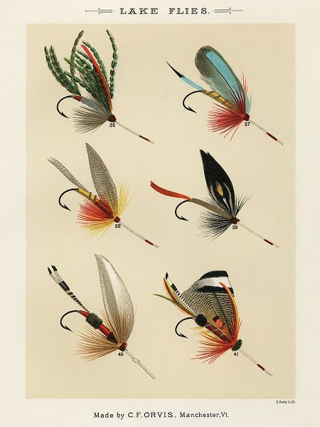 Marbury, Mary Orvis 작가의 Lake Fishing Flies III from Favorite Flies and Their Histories 작품