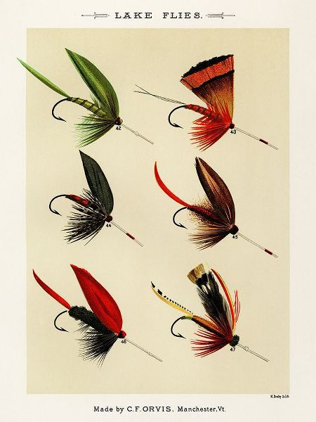 Marbury, Mary Orvis 작가의 Lake Fishing Flies IV from Favorite Flies and Their Histories 작품