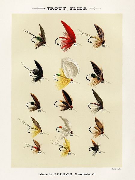 Marbury, Mary Orvis 작가의 Trout Fishing Flies IV from Favorite Flies and Their Histories 작품