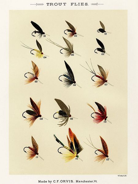 Marbury, Mary Orvis 작가의 Trout Fishing Flies X from Favorite Flies and Their Histories 작품