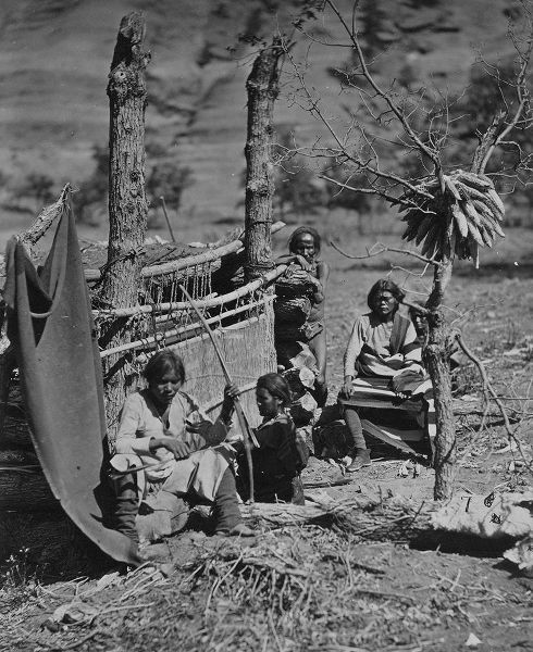 OSullivan, Timothy H 작가의 Aboriginal life among the Navajoe Indians. Near old Fort Defiance-New Mexico 작품