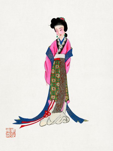 Vintage Chinese Clothing 작가의 Ancient lady costume 작품