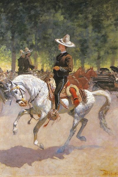 Remington, Frederic 작가의 Gentleman Rider on the Paseo de la Reforma 작품