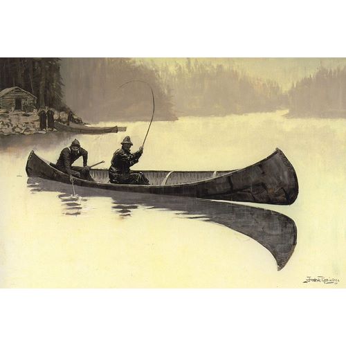 Remington, Frederic 작가의 Trout Fishing in Canada 작품