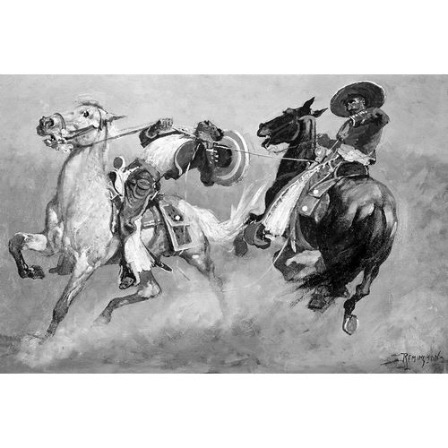 Remington, Frederic 작가의 Cowboy Fun In Old Mexico 작품