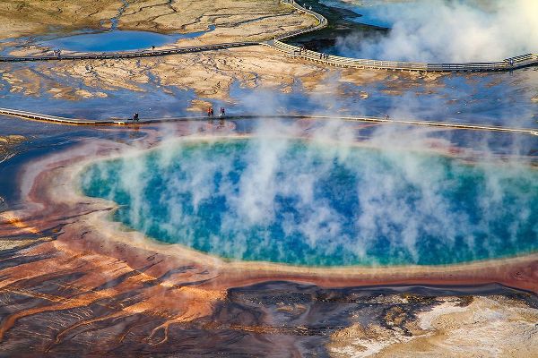 The Yellowstone Collection 작가의 Grand Prismatic Spring, Yellowstone National Park 작품