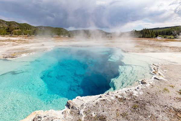 The Yellowstone Collection 작가의 Sapphire Pool Steaming, Yellowstone National Park 작품