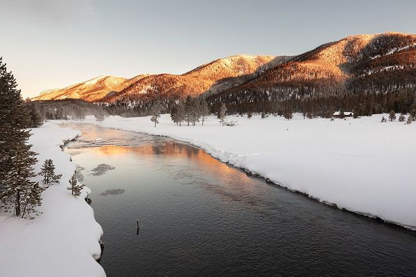 The Yellowstone Collection 작가의 Sunrise over the Madison River, Yellowstone National Park 작품