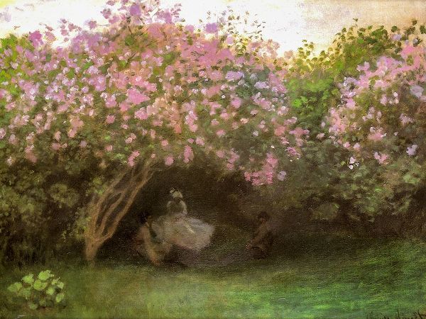 Monet, Claude 작가의 Beneath the Lilacs 1872 작품