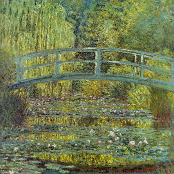 Monet, Claude 작가의 Bridge and Waterlilies 1899 작품