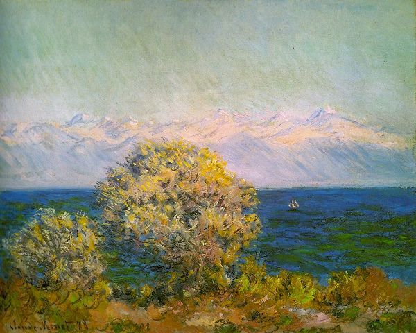 Monet, Claude 작가의 Cap DAntibes-Mistral 1888 작품