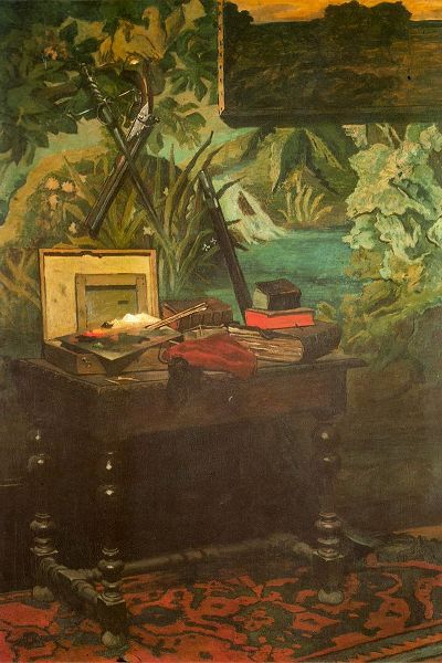 Monet, Claude 작가의 Corner of the studio 1861 작품