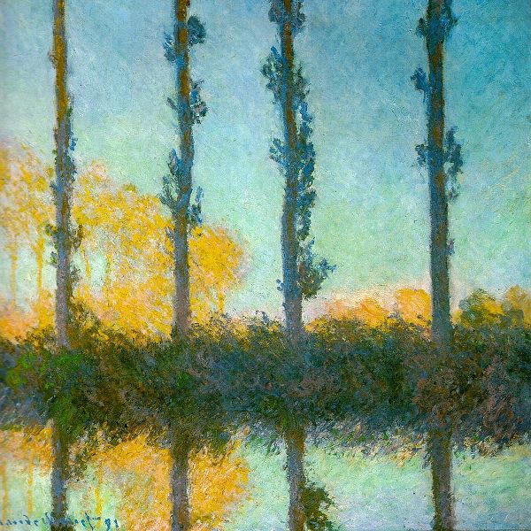 Monet, Claude 작가의 Four Poplars 1891 작품