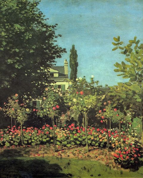 Monet, Claude 작가의 Garden in flower 1867 작품