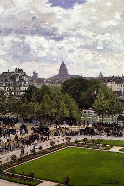 Monet, Claude 작가의 Garden of the Princess-Louvre 1867 작품