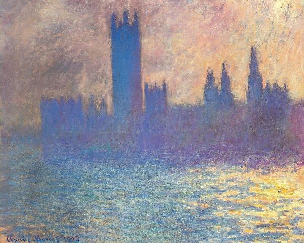 Monet, Claude 작가의 Houses of Parliament-Sunlight 1900 작품