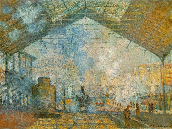 Monet, Claude 작가의 La Gare St. Lazare 1877 작품