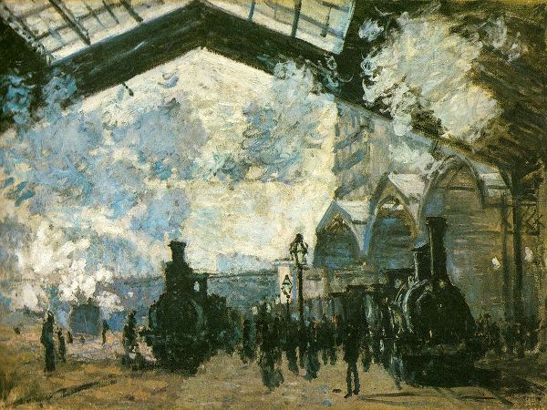 Monet, Claude 작가의 La Gare St-Lazare 1877 작품