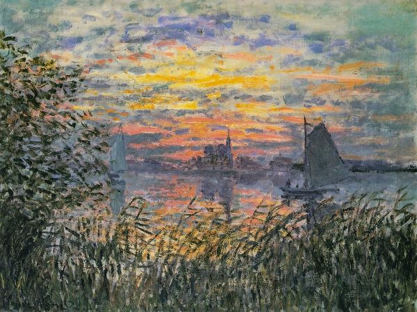 Monet, Claude 작가의 Marine View-Sunset 1874 작품