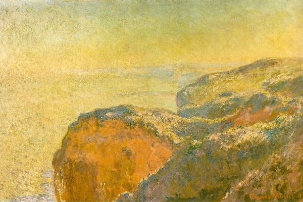 Monet, Claude 작가의 On the cliffs-Dieppe 1897 작품