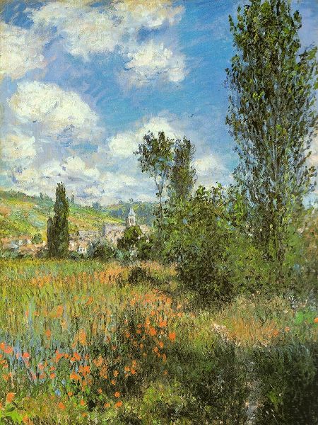 Monet, Claude 작가의 Path in Ile St-Martin-Vetheuil 1881 작품