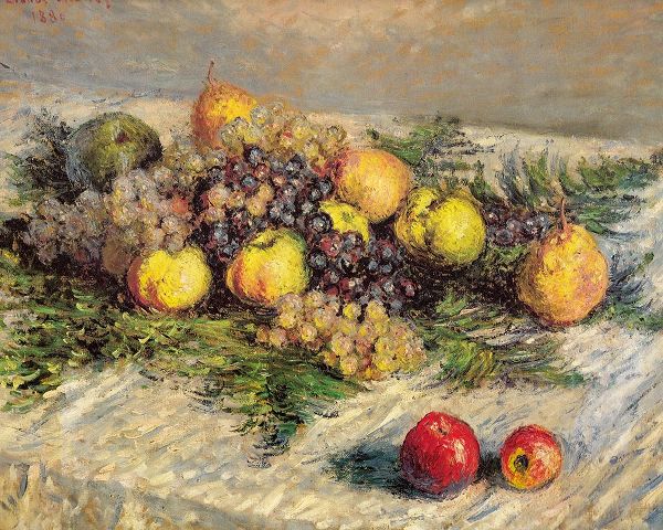Monet, Claude 작가의 Pears and Grapes 1880 작품