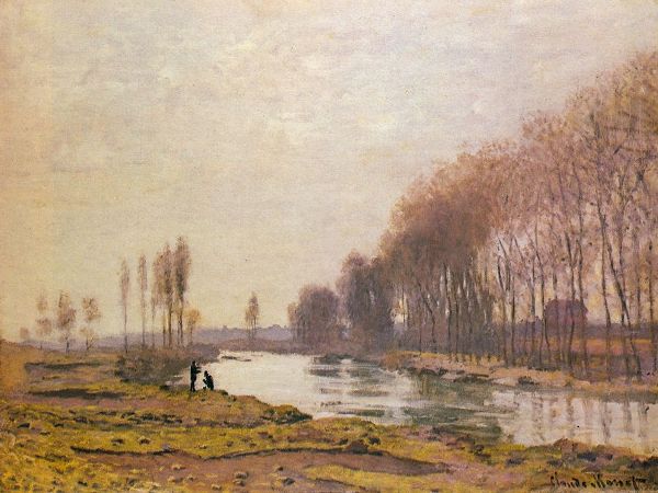 Monet, Claude 작가의 Petit Bras of the Seine 1872 작품