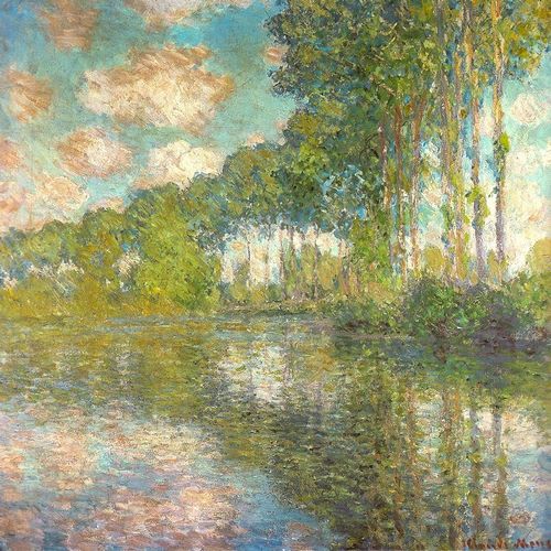 Monet, Claude 작가의 Poplars on the Epte 1891 작품