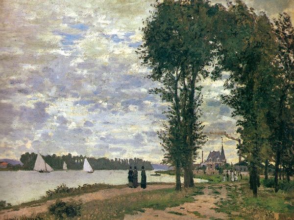 Monet, Claude 작가의 Promenade along the Seine 1872 작품