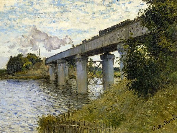 Monet, Claude 작가의 Railway Bridge-Argenteuil 1874 작품