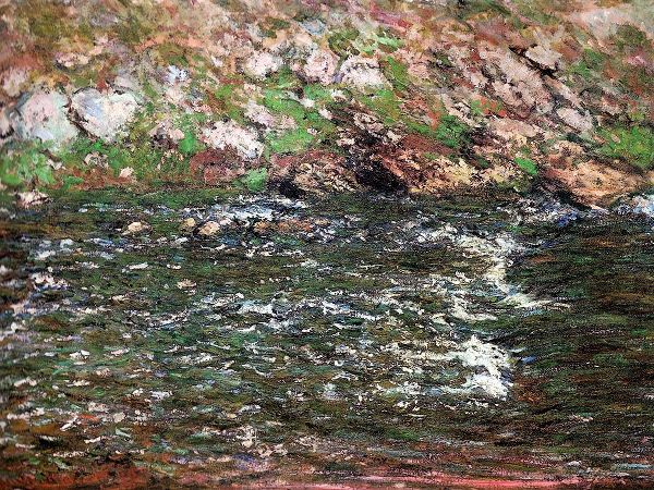Monet, Claude 작가의 Rapids on the Petite Creuse 1889 작품