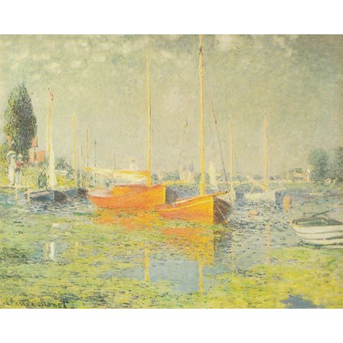 Monet, Claude 작가의 Red Boats-Argenteuil 1875 작품