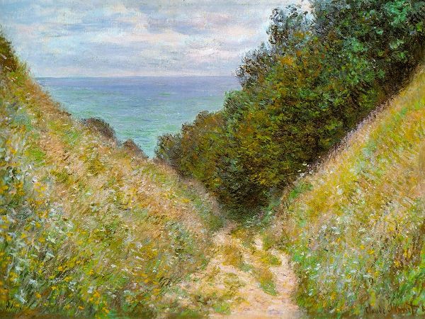 Monet, Claude 작가의 Road at La Cavee-Pourville 1882 작품