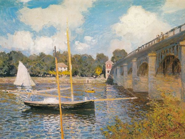 Monet, Claude 작가의 Road-bridge at Argenteuil 1874 작품