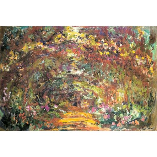 Monet, Claude 작가의 Rose trellises 1922 작품