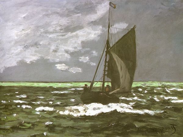 Monet, Claude 작가의 Seascape-storm 1866 작품